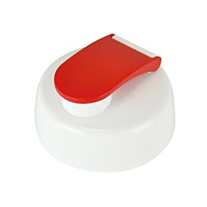 Additional Image 1 - a white and red plastic container with a red lid