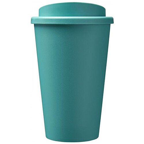 Additional Image 2 - a blue plastic cup with a lid