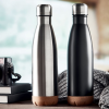 View Image 6 of 11 of Aspen Cork Vacuum Insulated Bottle