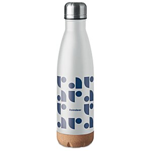 Additional Image 6 - a white bottle with blue and white designs