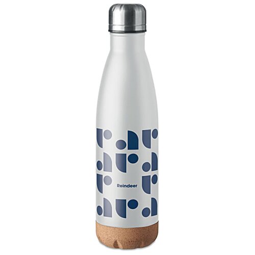 Additional Image 6 - a white bottle with blue and white designs