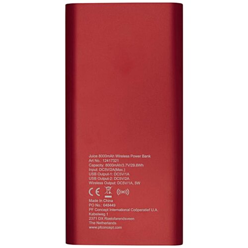 Additional Image 3 - a red rectangular object with white text
