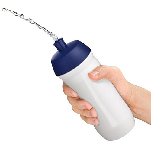 Additional Image 2 - a hand holding a white bottle with a blue lid