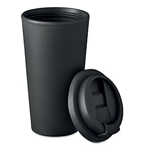 Additional Image 1 - a black cup with a lid