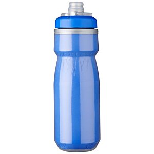 Additional Image 1 - a blue water bottle with a white cap
