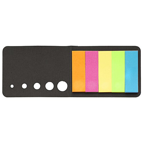 Additional Image 1 - a black rectangular object with different colored stripes