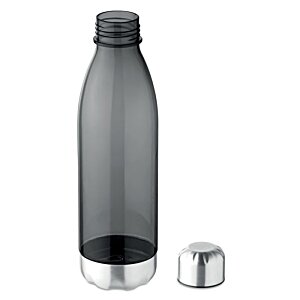 Additional Image 1 - a black plastic bottle with a silver cap