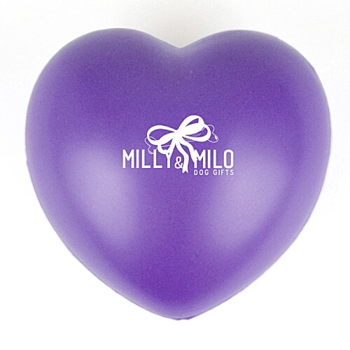 Additional Image 3 - a purple heart shaped balloon