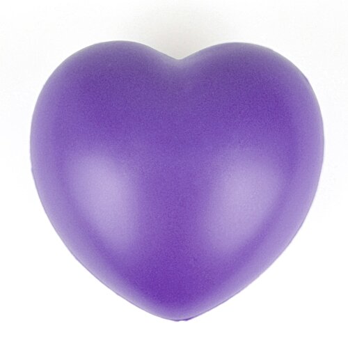 Additional Image 4 - a purple heart shaped balloon