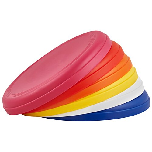 Additional Image 1 - a stack of colorful frisbees