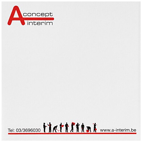 Additional Image 1 - a white square with red and black text