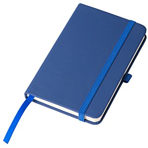 Additional Image 2 - a blue notebook with a blue strap