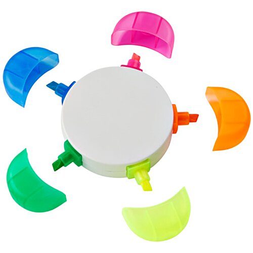 Additional Image 2 - a white circle with colorful blades