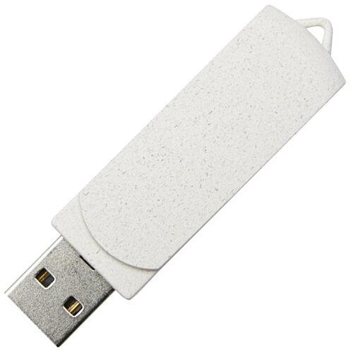 Additional Image 2 - a white usb flash drive