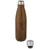 View Image 2 of 5 of Cove 500ml Wood-Look Vacuum Insulated Bottle - Budget Print