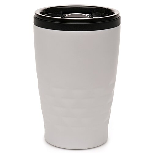 Additional Image 2 - a white cup with a black lid