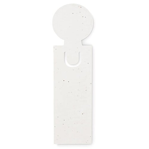 Additional Image 2 - a white label with a circle cut out