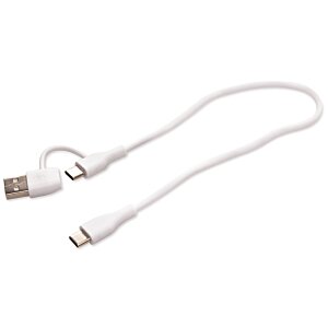 Additional Image 2 - a white cord with a metal clasp