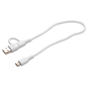 a white cord with a white cord