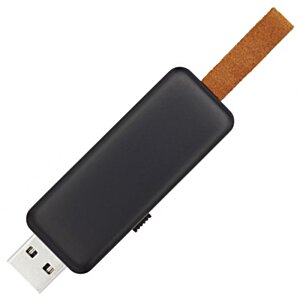 Additional Image 1 - a black usb stick with a brown rectangle