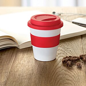 Additional Image 1 - a cup with a lid on a table