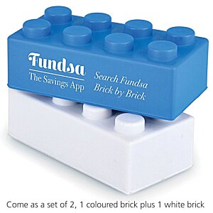 Additional Image 1 - a blue and white building block