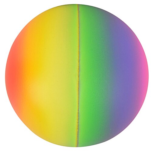 Additional Image 1 - a rainbow colored circle with a thin line