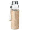 View Image 2 of 7 of Utah Glass Water Bottle with Jute Pouch