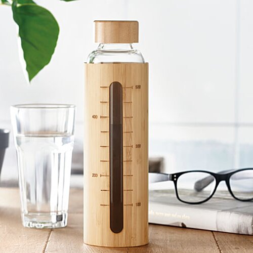 Additional Image 3 - a glass bottle with a thermometer