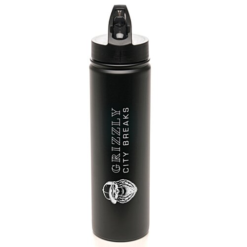 Additional Image 6 - a black bottle with a black cap