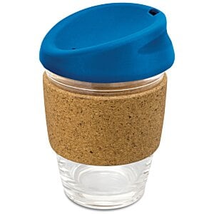 Additional Image 1 - a plastic cup with a blue lid