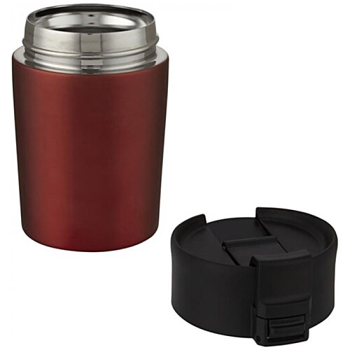 Additional Image 4 - a red and black thermos