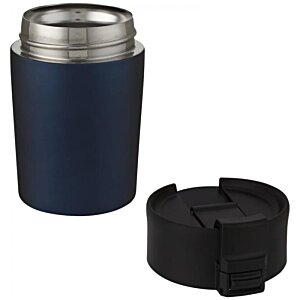 Additional Image 3 - a blue and silver thermos