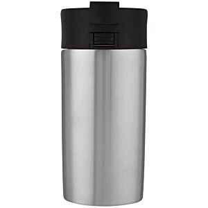 Additional Image 4 - a silver and black water bottle