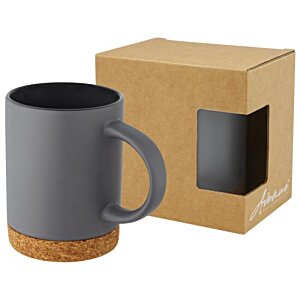 Additional Image 1 - a grey mug next to a brown box