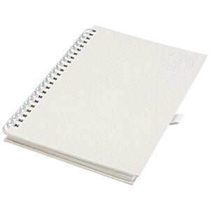Additional Image 3 - a white notebook with a metal tab