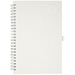 Additional Image 4 - a white notebook with a spiral bound