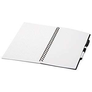 Additional Image 4 - a white notebook with a metal strip