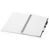 Additional Image 4 - a white notebook with a metal strip