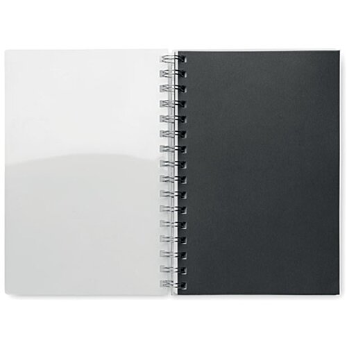Additional Image 1 - a black and white notebook