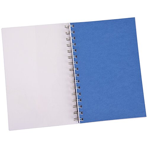 Additional Image 2 - a blue and white notebook