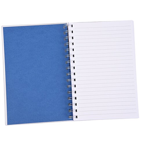 Additional Image 3 - a blue and white notebook