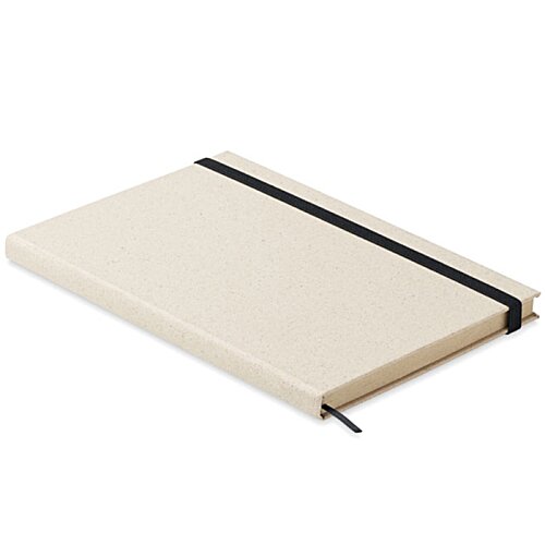 Additional Image 4 - a white notebook with black band