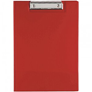 Additional Image 1 - a red clipboard with a silver label