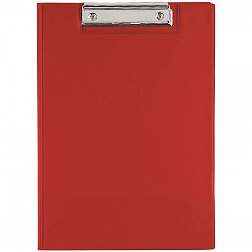 Additional Image 1 - a red clipboard with a silver label