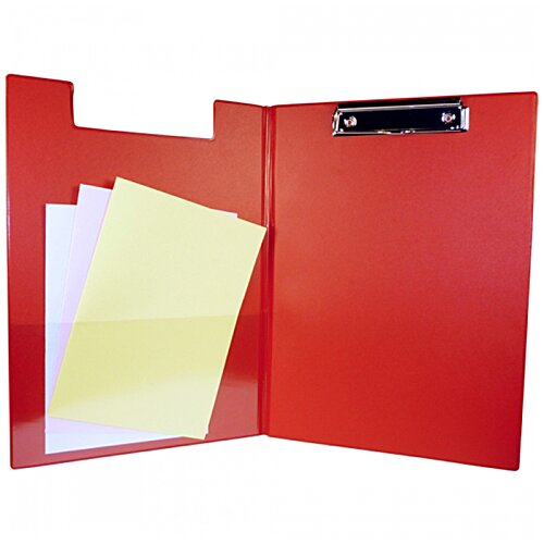 Additional Image 2 - a red folder with papers on it