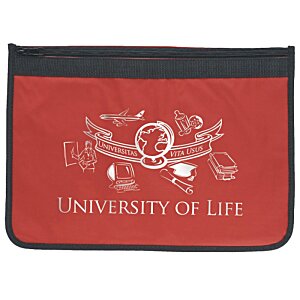 Additional Image 1 - a red and black bag with a logo