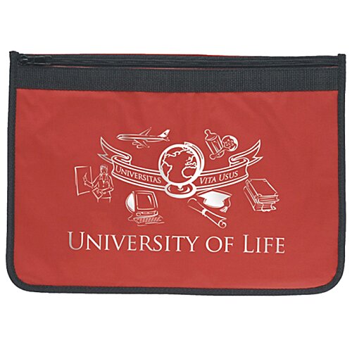 Additional Image 1 - a red and black bag with a logo