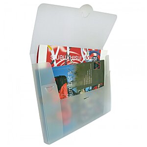 Additional Image 1 - a plastic folder with a plastic lid