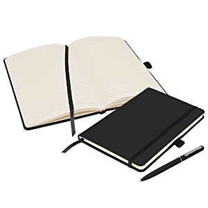 Additional Image 5 - a black and white notebook and pen